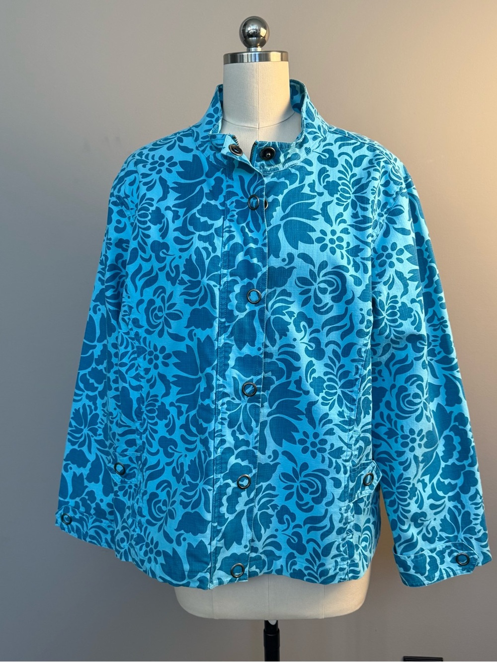Coldwater Creek Teal Blazer, XL